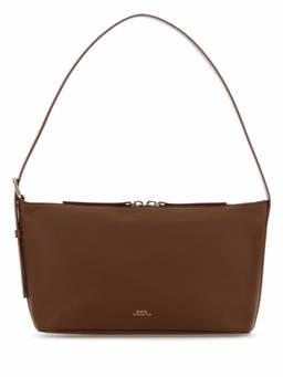 A.P.C. - Brown Leather Vera Shoulder Bag