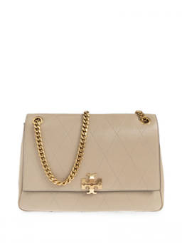 TORY BURCH - Grey Charlie Shoulder Bag