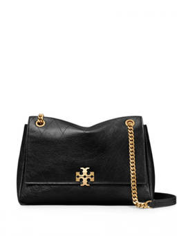 TORY BURCH - Black Charlie Medium Shoulder Bag