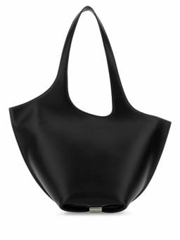 THE ATTICO - Black La Scoop Medium Shoulder Bag