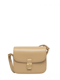 A.P.C. - Light Brown Grace Small Shoulder Bag