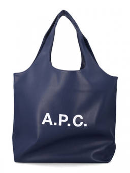 A.P.C. - Blue Logo Large Tote Bag