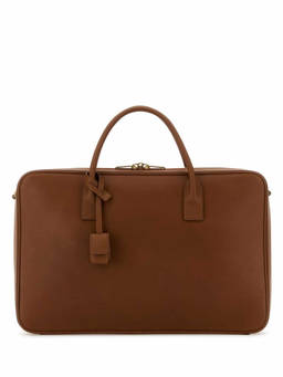 Saint Laurent - Brown Sac De Jour Large Briefcase Bag