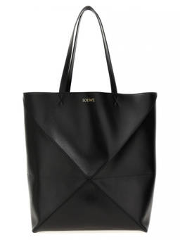 Loewe - Black Shopping Large Puzzle Fold