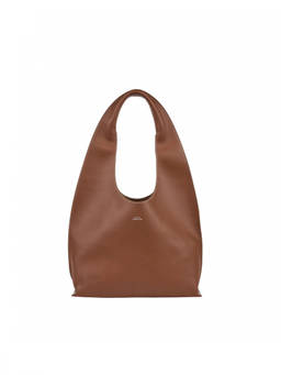 A.P.C. - Brown Logo Large Hobo