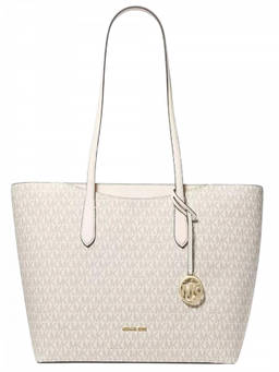 Michael Kors - Light Cream Arden Top Zip Large Tote Bag