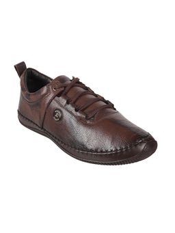 Mochi - Mens Brown Lace-Ups ShoesMochi Solid Brown Sneakers