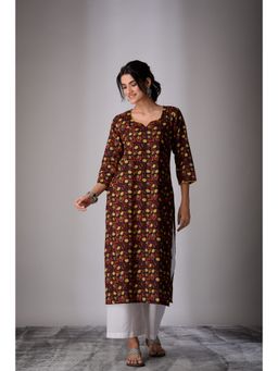 DIMPLE DESIGN STUDIO - Black Jaal Kurta