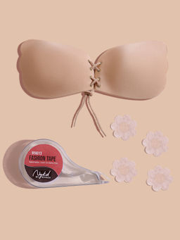 Nykd by Nykaa - Party Glam Essentials Pack Of 3-Silicone Bra Nipple Pasties Fashion Tape-NYA038-Multi-Color