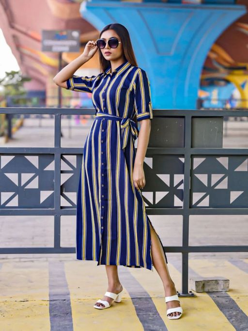 button down crepe midi dress Button-Down Crepe Midi Dress