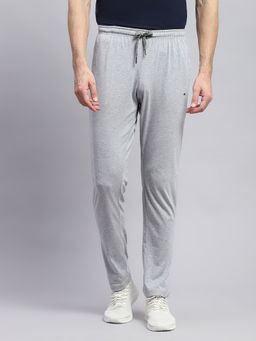 Monte Carlo - Men Grey Solid Trackpant