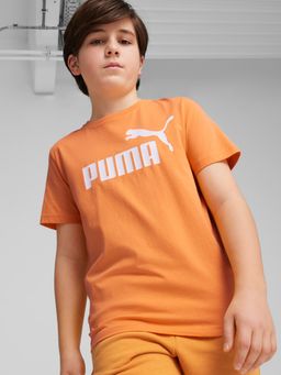 Puma - Essentials Logo B Boys Orange T-Shirt