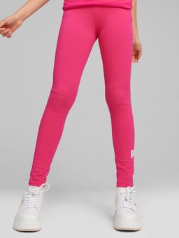 Puma - Essentials Logo Girls Pink Tights