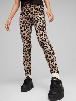 Puma - Essentials Animal Girls Beige Tights