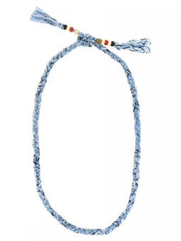Alanui - Light Blue Bandana Necklace