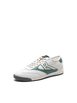 Rare Rabbit - Men White Micro Fiber Lace-Up Sneakers