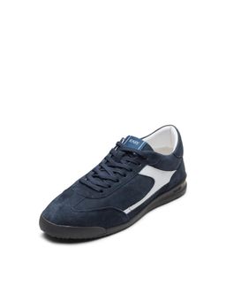 Rare Rabbit - Men Navy Blue Lace-Up Sneakers