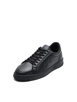Rare Rabbit - Men Black Lace-Up Sneakers