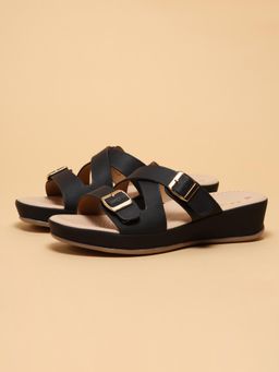 ERIDANI - Women Carlen Black Sandals