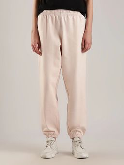 Calvin Klein - Pink Regular Fit Solid Mid Rise Joggers