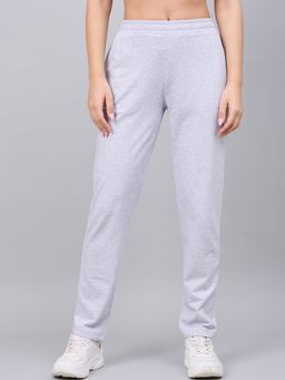 98 Degree North - Women Grey Regular Fit Cotton Track Pant