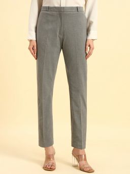 Cantabil - Women Grey Solid Pant