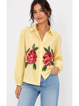 Galocher Clothing - Yellow Flora - Buttercup Shirt