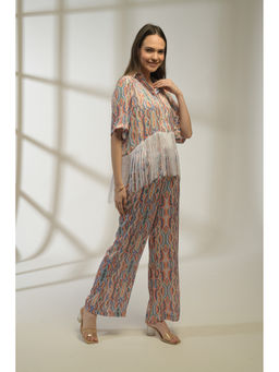 Ridhi Kapoor Label - Multi-Colour Kelly Boxy Co-Ord Set