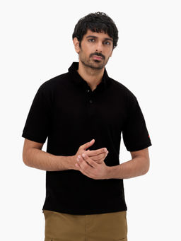 Ludic Life - Ludic Black Ludic Core - 240 Gsm Pique Cotton Polo T-shirts