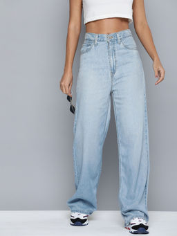 Levi's - Blue High Rise Featherweight Baggy Jeans