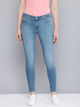 Levi's - Mid Rise Blue Super Skinny Jeans