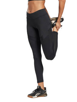 Reebok - Wor Mesh Black Training Tights