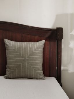 Maspar - Cotsmere Adore 110 GSM Cotton Brown Engineered Medium Cushion Cover