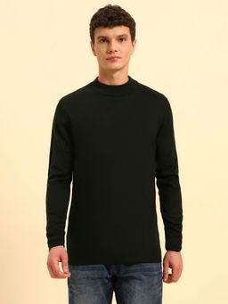 Cantabil - Men Green Solid Sweater