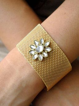 BeAbhika - The Golden Grid Bracelet