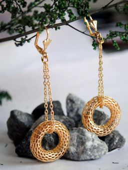 BeAbhika - The Swinging Donuts Drop & Dangler Earrings