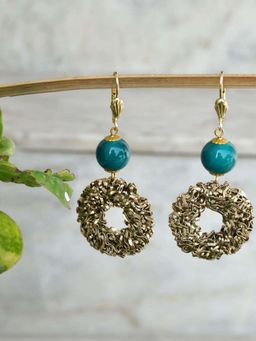 BeAbhika - Donut Mesh Drop & Dangler Earrings