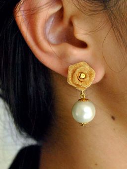 BeAbhika - The Little Rose Drop & Dangler Earrings