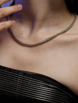 Dugran By Dugristyle - Husn-e-Zamurd Layered Necklace