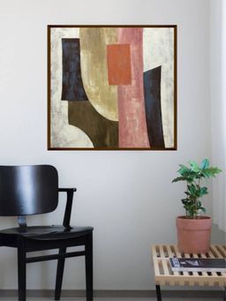 The Art House - Abstract Painting Multicolor (30X30 Inches)