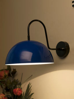 Homesake - Blue Pendant 10Inch Gooseneck Wall Light