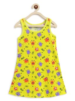 Superbottoms - Evrydaywear A-line Dress- Mini Monster
