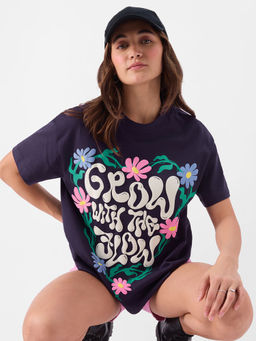 The Souled Store - Original Grow With The Flow Women Oversized T-Shirt