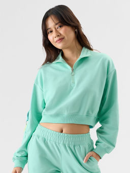 The Souled Store - Original Sterling Blue Women Oversized Sweatshirts