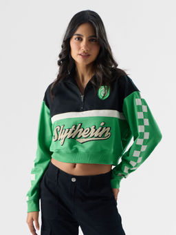 The Souled Store - Official Harry Potter Slytherin Women Sweatshirts