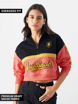 The Souled Store - Official Harry Potter Gryffindor Women Oversized Sweatshirts