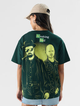 The Souled Store - Official Breaking Bad Jesse & Walter Women Boyfriend T-Shirt