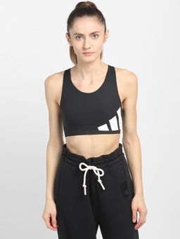 adidas - Ult Alpha 3bar Black Stripes Training Bra