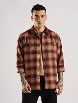Calvin Klein - Checks Regular Fit Cotton Casual Shirt