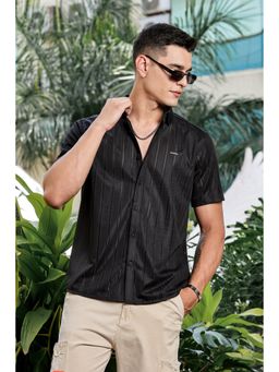 Parcel Yard - Men Half Sleeve Stripes Casual Shirt